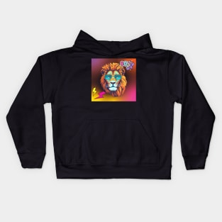 The King-Retro 80s Granite Art Kids Hoodie